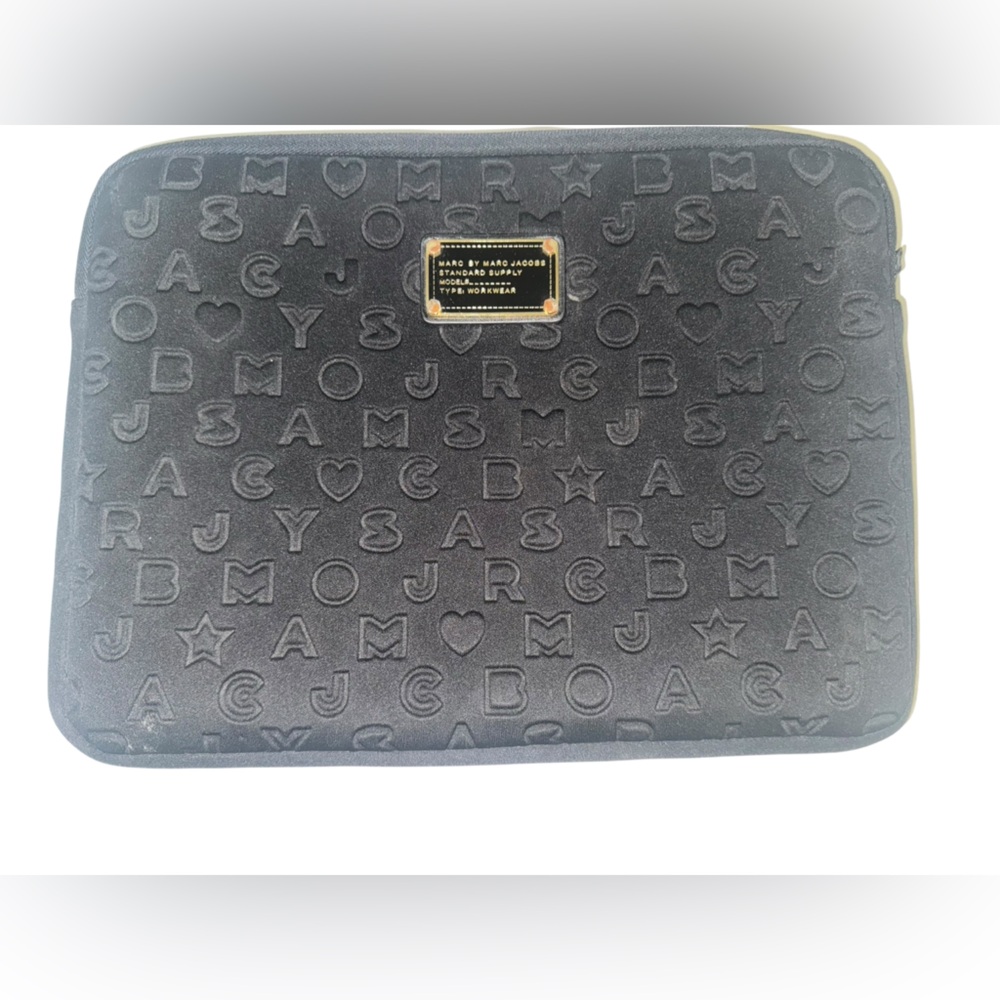Marc Jacobs Embossed Black Tablet Sleeve